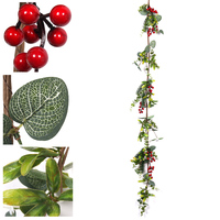 Red Berry Garland 130cm